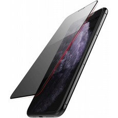 Raptic Privacy Glass Apple iPhone 11 Pro Max(이전의 Defense Privacy Glass) Anti-Pinger 강화 유리 스크린 프로텍터 전