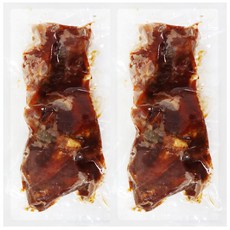 CJ제일제당 크레잇 쏙빠지는바비큐폭립 1kg, 2개
