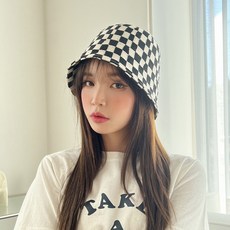 체커보드모자