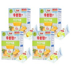 돌 후룻팝 파인 8p 62ml 4개, 62ml × 4개