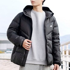 나이키 스포츠웨어 스톰 핏 윈드러너 남성 후드 재킷 패딩 블랙 DD6796-010