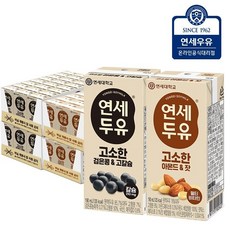 연세두유 아몬드잣 48팩+ 검은콩 고칼슘 48팩 (총96팩), 96개, 190ml