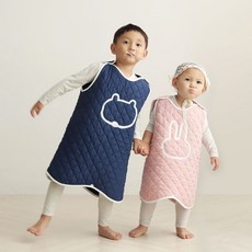 [천삼백케이] [보웰] 슈슈 아기 누빔 수면조끼