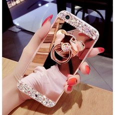 갤럭시 S20 S20+ 플러스 S20울트라 큐빅 미러 링고리 스탠드 케이스 galaxy S20U plus ultra mirror case 스마트폰 핸드폰 그립톡 휴대폰 케이스