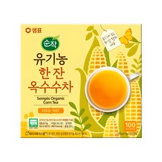 순작 유기농 한 잔 옥수수차, 1.5g, 100개입, 1개 1.5g, 100개입, 1개