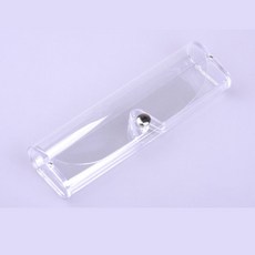 투명 PVC 안경 케이스 선그라스 돋보기 보관함 안경집 상자 가벼운 파우치 여행용 휴대용
