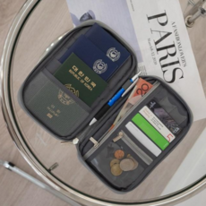프롬래빗 다이소 여행용 여권 케이스 지갑 파우치 신여권 가족여권