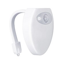 LED 야간 조명 PIR 모션 센서 변기 USB 충전식 백라이트 스마트 홈 자동화 모듈 그릇 욕실용, 1개, 01 white YS259073
