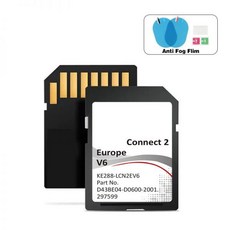 cf카드리더기 카메라 프로 SD 지도 카드 닛산 리프 미크라 쥬크 노트 ENV200 자동차 네비게이션용 2 시스템 연결 KE288L2EV6 유럽 터키, 1개, for Nissan Connect 2