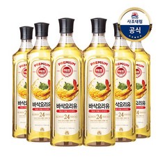 [KT알파쇼핑][사조대림] 바삭요리유 900ml x6병, 6병
