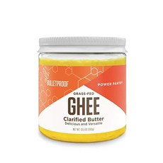 Bulletproof Ghee Clarified Butter Grass Fed Gluten-Free 불렛프루프 클래리파이드 기 버터 13.5oz(383g), 단일상품