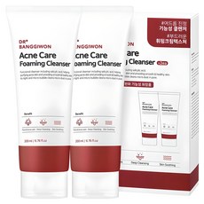 닥터방기원 아크네 케어 포밍 클렌저, 200ml, 2개 2개, 200ml