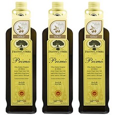 Frantoi Cutrera Primo 냉간 추출 이탈리아 엑스트라 버진 올리브 오일 콜드 폴리페놀 리치 시칠리아 EVOO, 없음, 3개