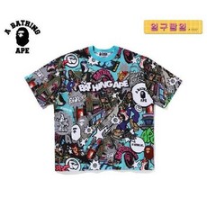 BAPE 베이프 정품 / 코믹 아트 릴렉스 핏 티 COMIC ART RELAXED FIT TEE