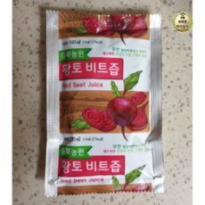 [듬뿍농원] 붉은 맛이 살아 있는 국내산 무안황토 레드비트즙 100ml x 50포 1개