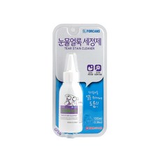 포켄스 눈물얼룩 세정제 100ml 강아지 고양이 눈물자국 눈밑세정 눈물냄새 아이클리너, 1개 - 강아지눈물냄새아이클리너