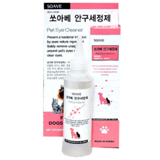[쏘아베 안구세정제] 강아지 고양이 눈물냄새 눈꼽 눈병 결막염 안구 세정제 120ml