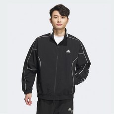 [국내매장판] 아디다스 바람막이 워드 우븐 자켓 블랙 JH1023