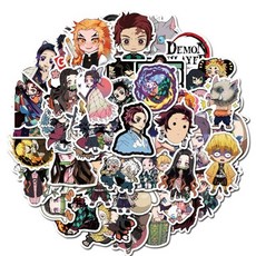 힙한스티커 스티커랜덤팩 노트북꾸미기 50pcs 애니메이션 x Haikyuu 조조의, AZ150 50 개