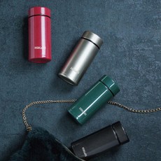 아트박스/히카리 히카리 슬림 미니 보온 보냉 스텐 텀블러 보온병 300ml, 300ml,골드, 200ml, 1개