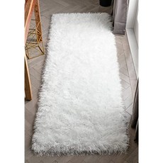 NMT Chie White Kuki Collection 울트라 소프트 [2'3" x 7'3" Runner- White] - P08900878C1SVP8, 2'3" x 7'3" Runner- White