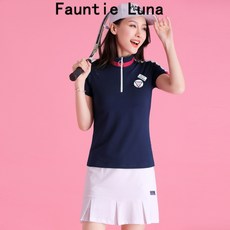 Fauntie Luna 골프 복장 여자 세트 스커트 트 렌 디 한 스포츠 세트