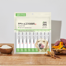 무마진 강아지 짜먹는 한방 죽 35p 소고기야채죽/황태연어죽/삼계탕죽, 1개, 소고기야채죽35P, 490g