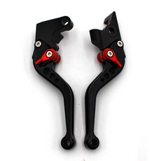 오토바이용품 오토바이 CNC 알루미늄 짧은 브레이크 클러치 레버 야마하 YZF-R125 YZF R125 R 125 2008-2011, [01] Black2, 1개