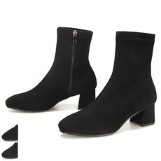 Gby고세 여성 스판삭스 앵클부츠 마일즈 G104501(블랙)약3/5cm