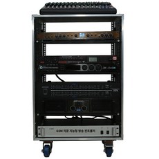  이동식 렉 기기 믹서 케이스 앰프 오디오 DJ 음향 랙, 16U캐비넷(사일런트휠) 