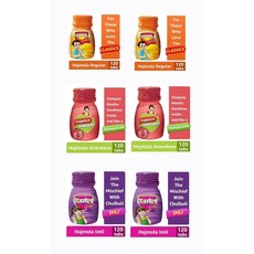 인도 Dabur Hajmola 일반 정제 120정(2팩) + Imli 정제 120정(2팩) + Anardana 정제 120정(2팩)_총6팩, 6개 - damoilsl