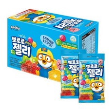 팔도 뽀로로 사무실 뽀로로과일젤리 과일젤리 아이들간식 젤리 간식 탕비실 53G12입, 상세페이지 참조, 12개