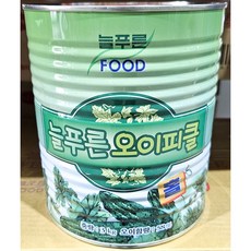 업소용 늘푸른푸드 오이 피클 홀 3kg 절임 업소 식당, 1