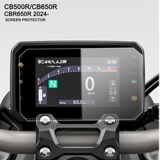 스크래치 클러스터 스크린 대시보드 CB500R CB650R 액세서리 혼다 CBR650R 2024 용 오토바이 보호 장비 필름, 2) 2 PCS, 2) 2 PCS