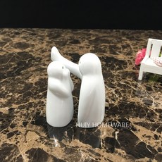 창조적인 미니 후추통 벽치기 조미료 항아리 세라믹 상자 병 홈 작은 장식, 벽 드럼 후추 소금 통개