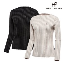 [힐크릭] (여성) 기본 꽈배기 풀오버 니트_1HCSWW9636