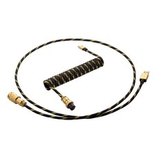 CableMod Pro Coiled 항공 키보드 케이블 (1.5m 마이다스 블랙), 1개