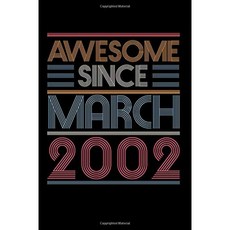 2002 년 3 월 이후 멋진 노트북 : 18 세 딸 아들 Niece를위한 18 세 생일 선물 아이디어-손자 친구의 아, 단일옵션