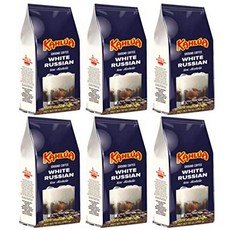 깔루아 - 화이트 러시안 고메 그라운드 커피 (6팩/10온스) Kahlua - White Russian Gourmet Ground Coffee (6 bags/10oz)