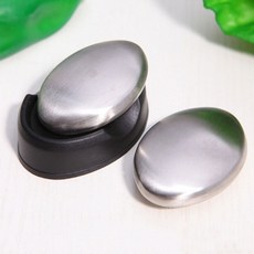 냄새 제거 스테인레스 비누 스틸 생선 비린내 잡냄새 주방 탈취 스텐 쇠, 기본선택, 1개