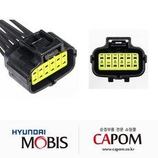 순정 커넥터 하네스 12핀 (F) 1.25Qmm (1897912112AS) 174661-2 케이블 배선, 1개