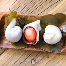 [천삼백케이] [사그담] 오서방 의령 망개떡 딸기 망개떡, 단품