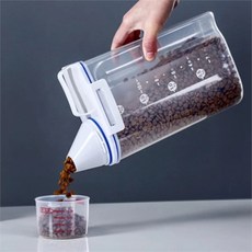 [칼리펫] 반려동물 사료 밀폐용기 2.5L/사료보관통 2kg, 2.5L