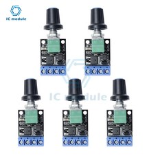 DC 모터 속도 제어 PWM 전위차계 조절 보드 LED 디밍 10A 5V-12V, 01 5PCS