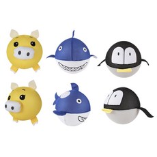 유아용 동물모양 통통튀는 공 귀여운 실내 공놀이 볼, 아기펭귄, 1개