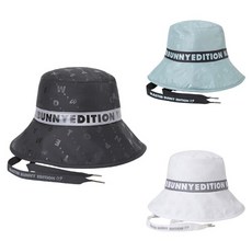 [마스터바니] 골프 KQF 431B3CP628_BK 블랙 공용 레터링 패턴 버킷햇 3종 택, 색상:03_431B3CP628_WH / 사이즈:058