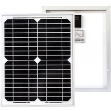 솔라 태양광 패널 20W 모듈 판 판넬 12V배터리 충전 태양전지 태양열 집열판,