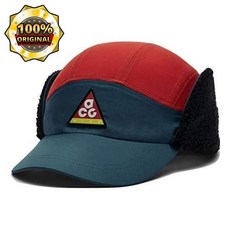 Nike Sportswear Tailwind ACG Sherpa Adjustable Hat, Geode Teal/Habanero Red/Black
