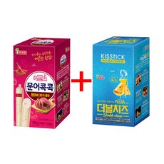 롯데 문어콕콕600g+더블치즈600g 묶음 간식 소시지 어린이 주전부리 맥주안주