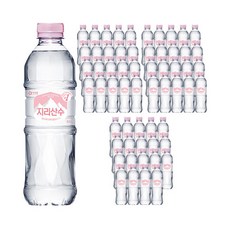 지리산수 핑크 500ml 60병 생수전문배송, 1개, 60개
